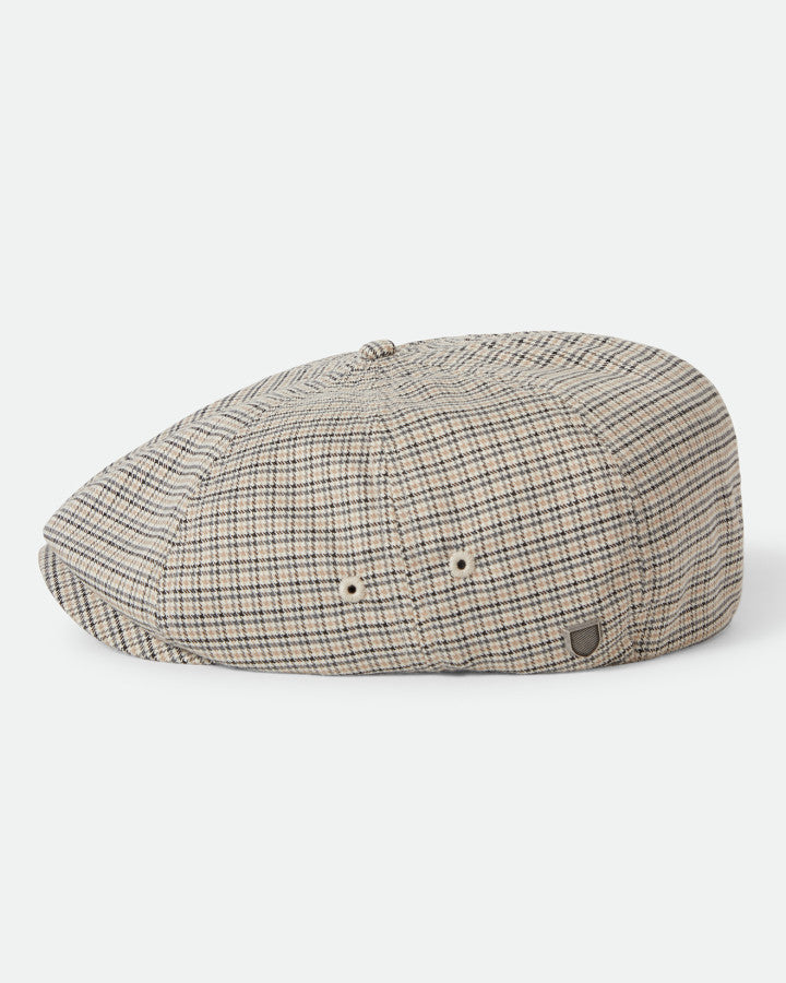 Brixton Brood Snap Cap Lightweight Off White/Black/Grey Houndstooth