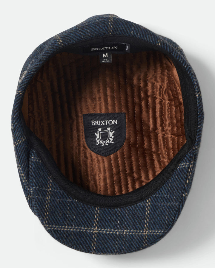 Brixton Brood Snap Cap Mood Indigo/Tan