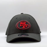 New Era 39Thirty NFL San Francisco 49ers Black Scarlet