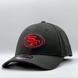 New Era 39Thirty NFL San Francisco 49ers Black Scarlet