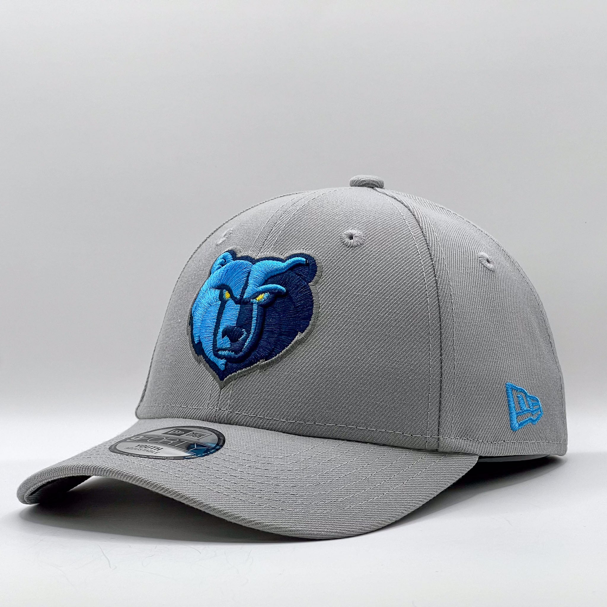New Era Youth 9Forty NBA Memphis Grizzlies Grey Blue