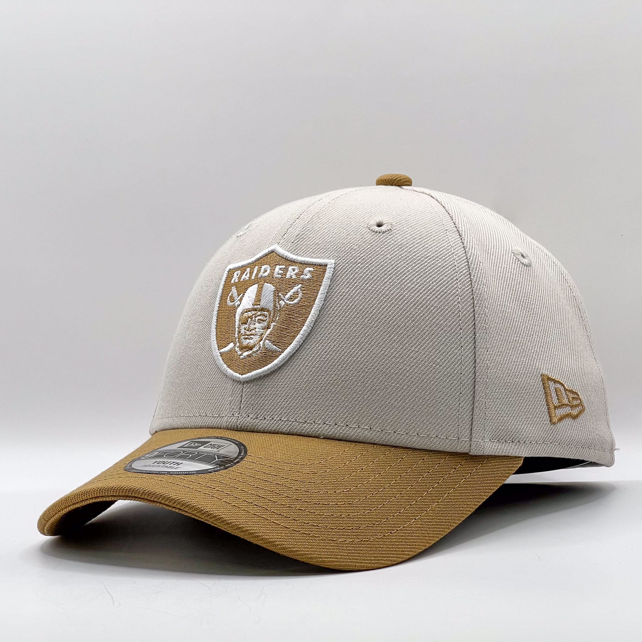 New Era Youth 9Forty NFL Las Vegas Raiders Stone Wheat