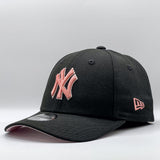 New Era Youth 9Forty New York Yankees Black Bronze Pink