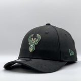 New Era Youth 9Forty NBA Milwaukee Bucks Black Team