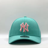 New Era Youth 9Forty MLB New York Yankees Mint Rose