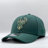 New Era 39Thirty NBA Outline Milwaukee Bucks Dark Green