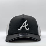 New Era 9Forty A-Frame Trucker MLB Atlanta Braves Black