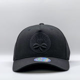 Mitchell & Ness NBA Flexfit 110 Black On Black Boston Celtics