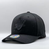 Mitchell & Ness NBA Flexfit 110 Black on Black Oklahoma City Thunder