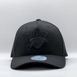 Mitchell & Ness NBA Flexfit 110 Black on Black Oklahoma City Thunder