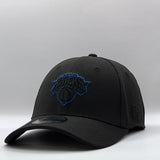 New Era 39Thirty NBA New York Knicks Black/Royal Outline