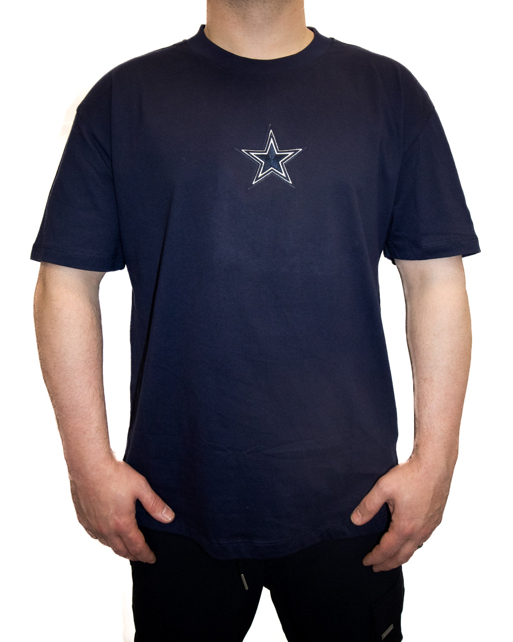 Pro Standard NFL Classic Icon Pro Drop Shoulder Tee Dallas Cowboys Midnight Navy