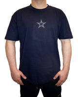 Pro Standard NFL Classic Icon Pro Drop Shoulder Tee Dallas Cowboys Midnight Navy