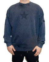 Pro Standard MLB Washed Classic Drop Shoulder Crewneck Dallas Cowboys Washed Midnight Navy