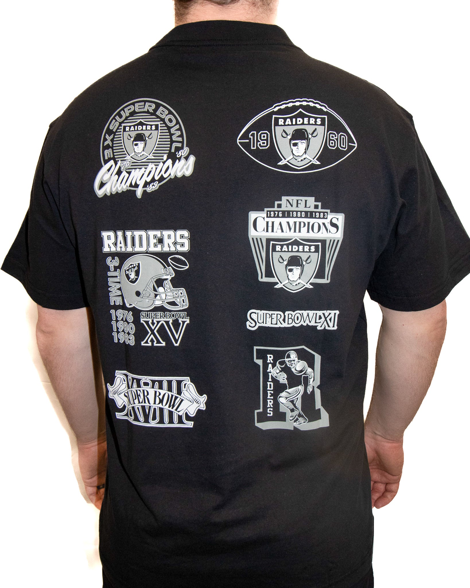 Mitchell & Ness NFL Golden Tee Las Vegas Raiders Faded Black