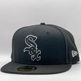 New Era 59Fifty MLB Chicago White Sox Black White Outline