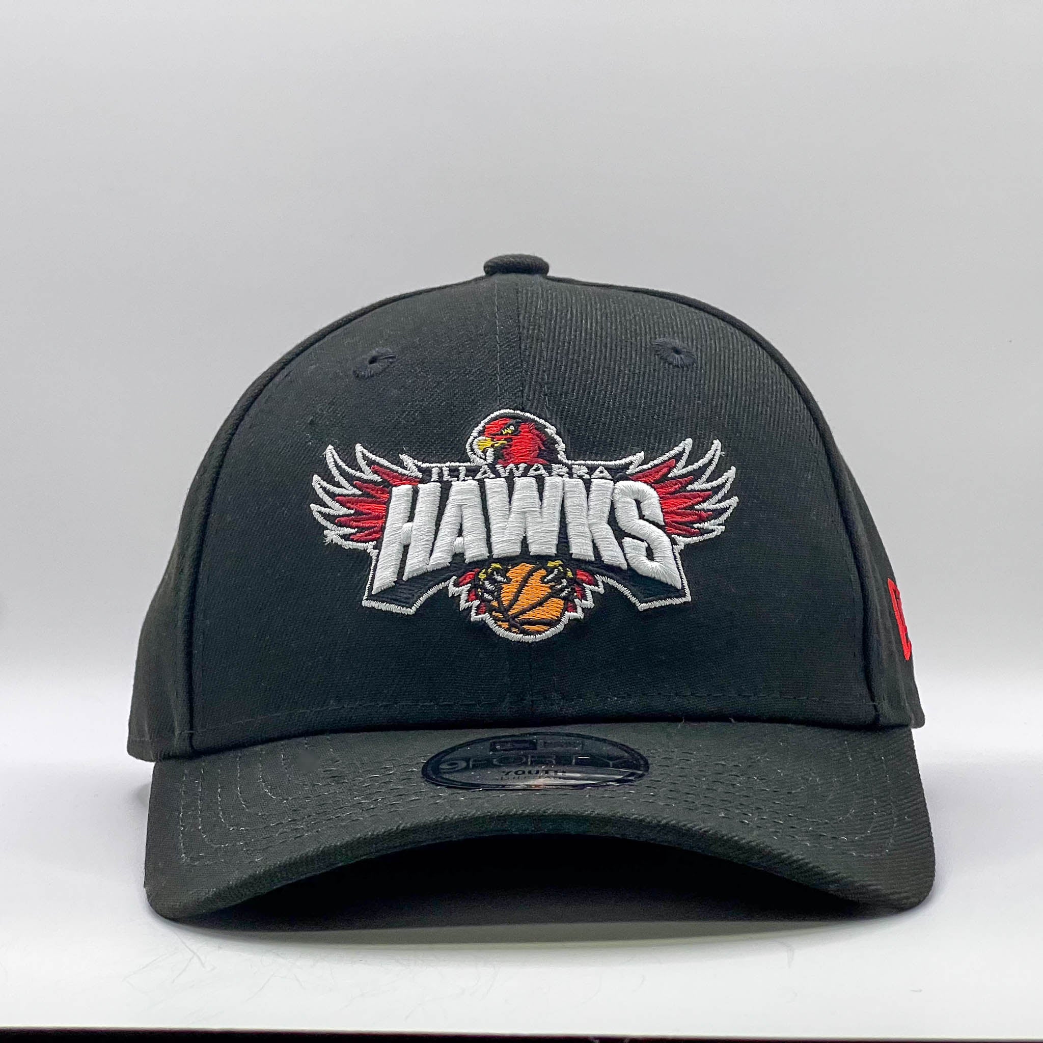 New Era Youth 9Forty NBL Illawarra Hawks Black
