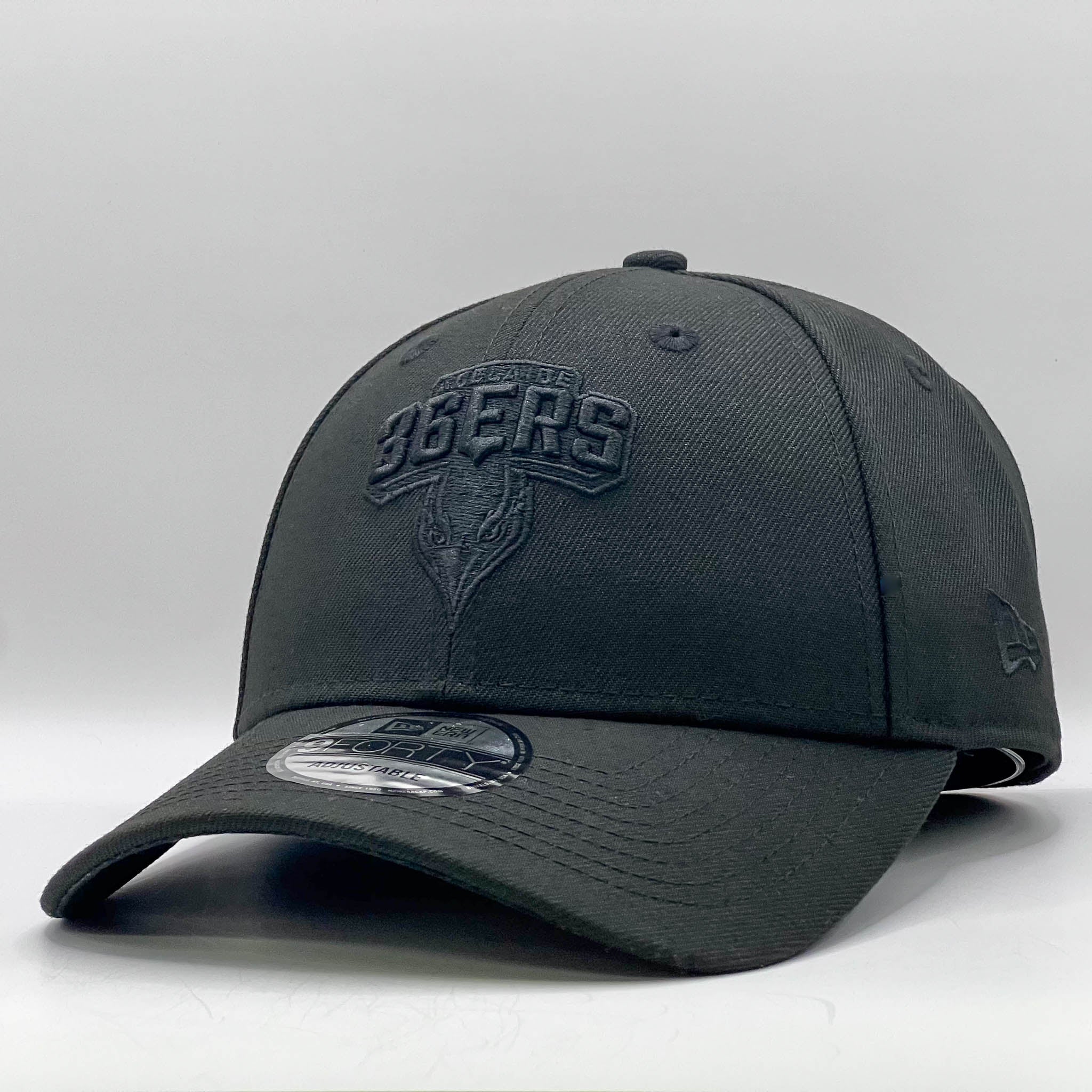 New Era 9Forty NBL Black On Black Adelaide 36ers