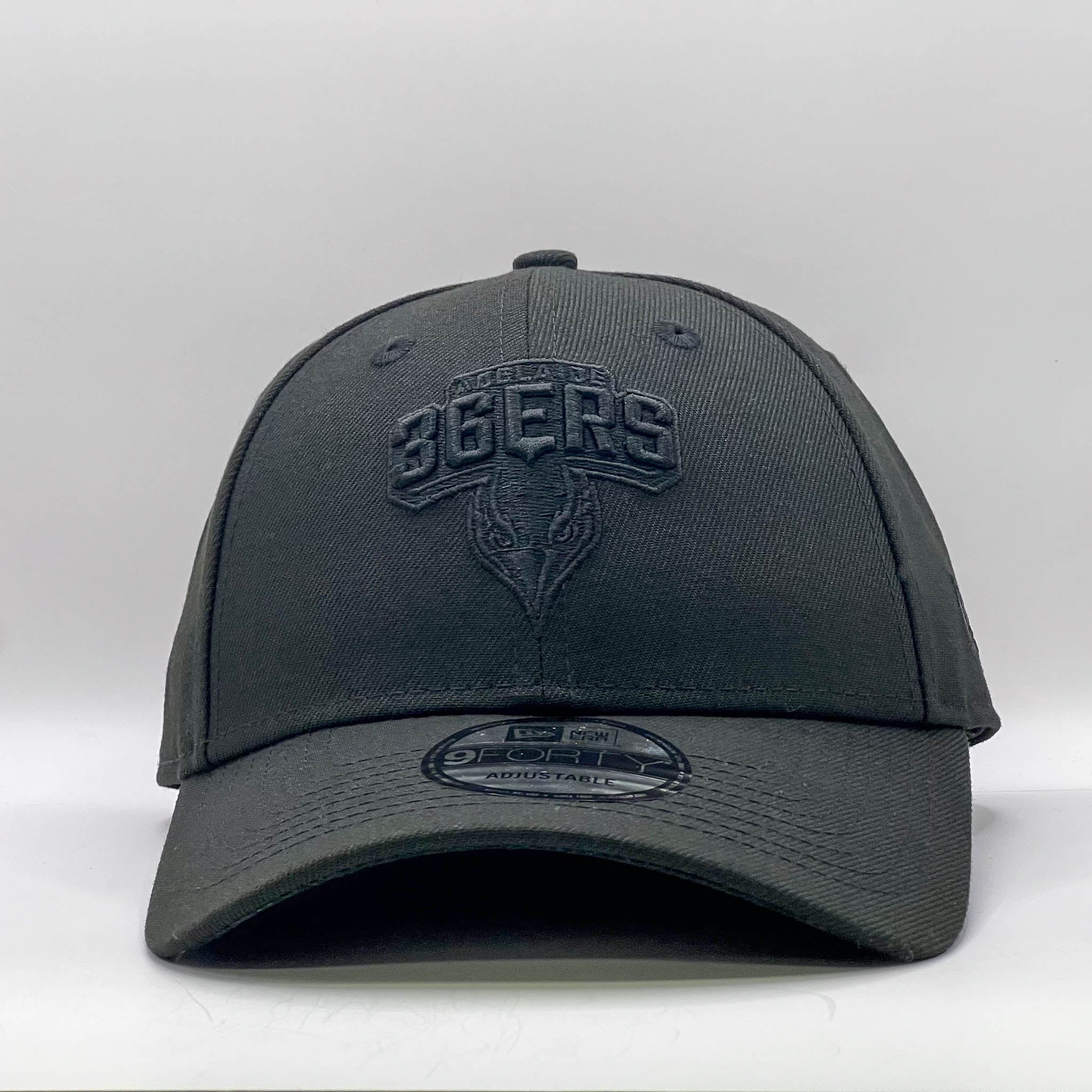 New Era 9Forty NBL Black On Black Adelaide 36ers