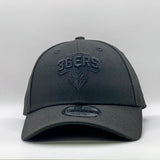 New Era 9Forty NBL Black On Black Adelaide 36ers