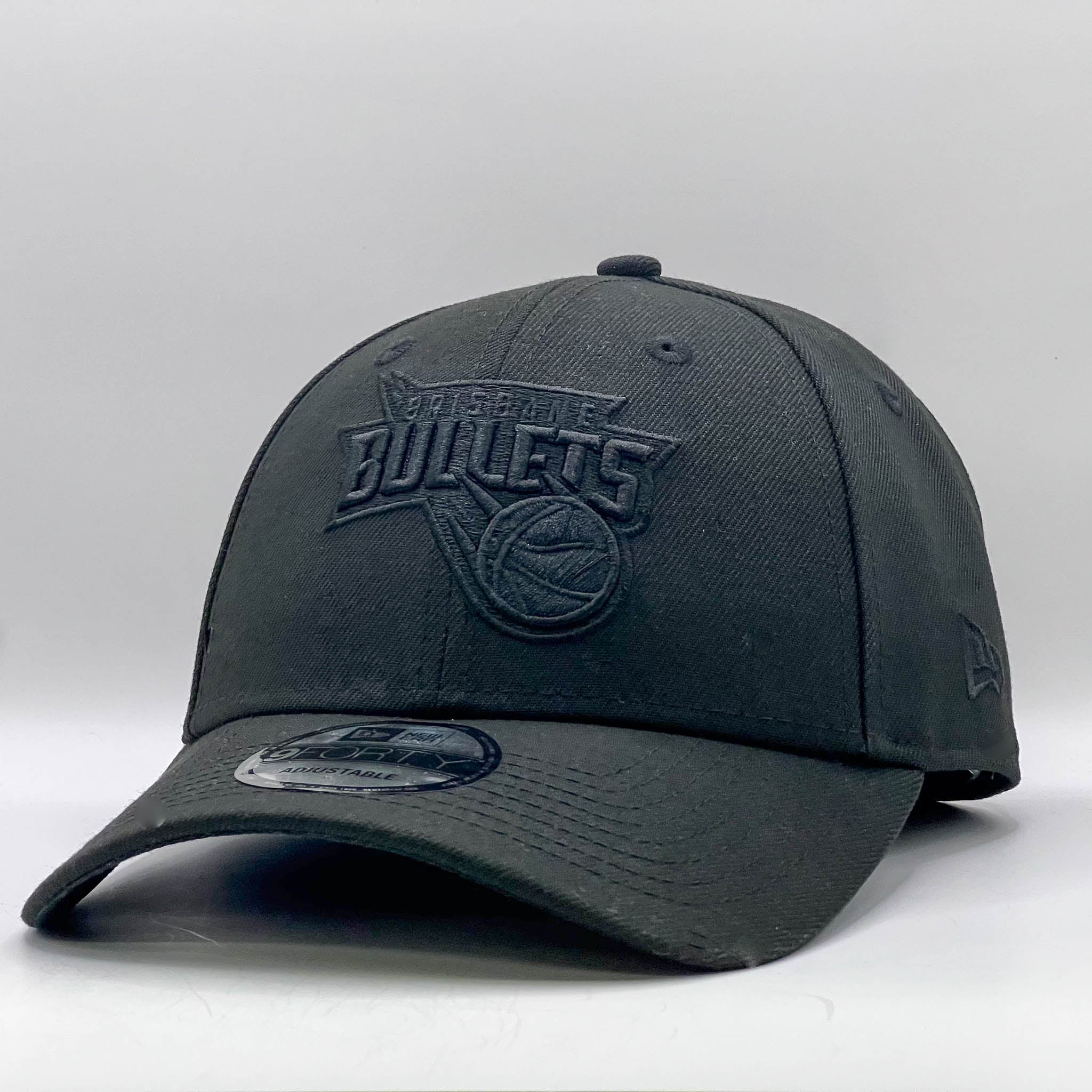 New Era 9Forty NBL Black On Black Brisbane Bullets