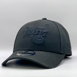 New Era 9Forty NBL Black On Black Brisbane Bullets