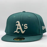 New Era 59Fifty MLB Oakland Athletics Dark Green Stone