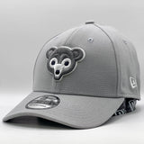 New Era 39Thirty MLB Chicago Cubs Grey Black White