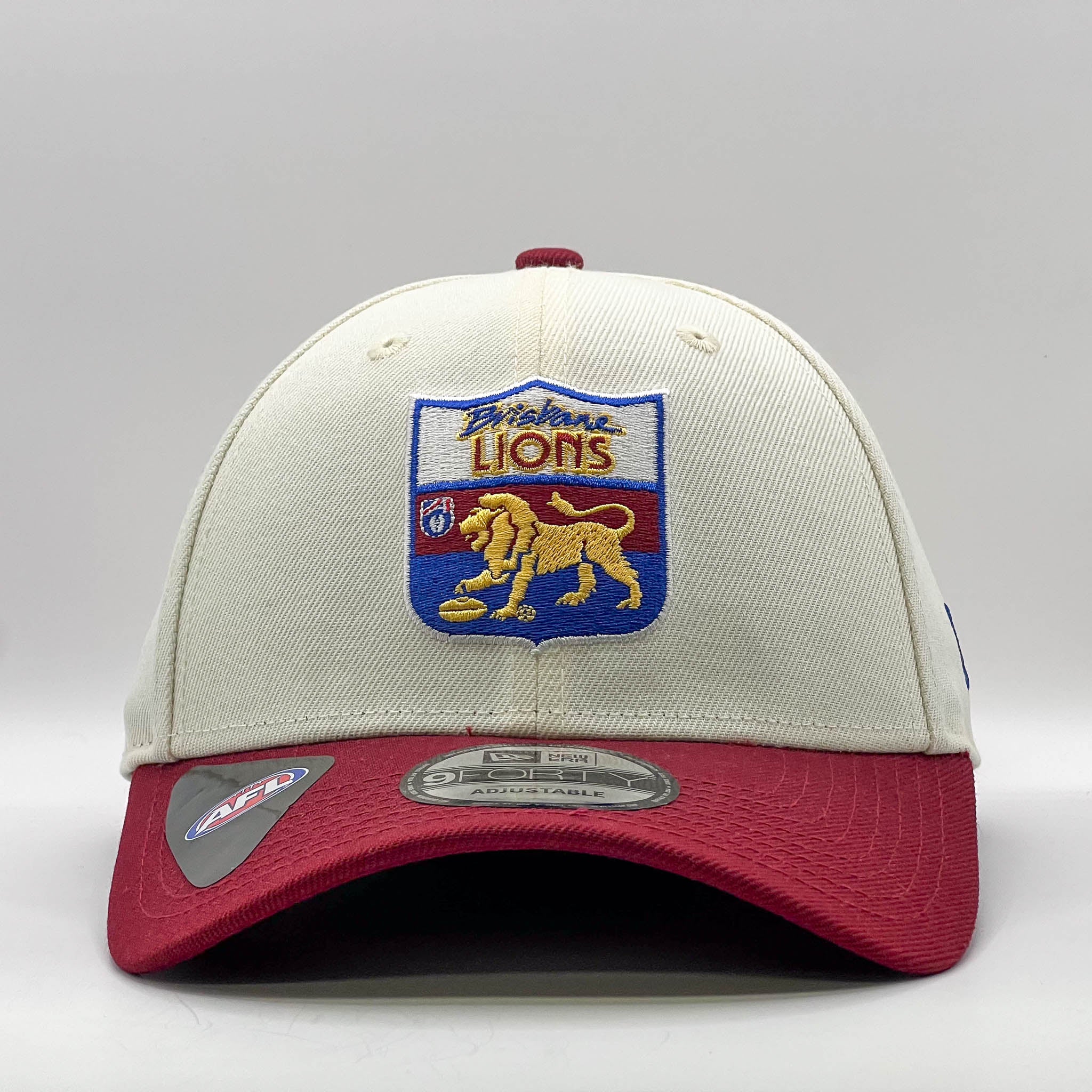New Era 9Forty Snapback AFL Retro 2Tone Chrome Brisbane Lions
