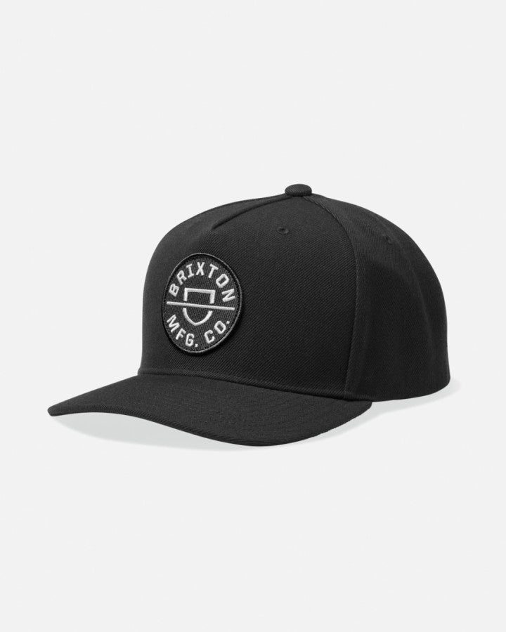 Brixton Crest C MP Snapback Black