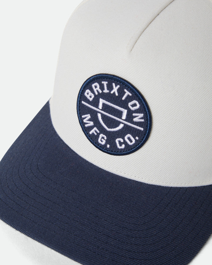 Brixton Crest C MP Snapback Mood Indigo/Off White