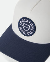 Brixton Crest C MP Snapback Mood Indigo/Off White