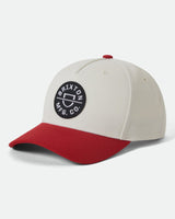 Brixton Crest C MP Snapback Off White/Adrenaline Rush