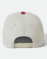 Brixton Crest C MP Snapback Off White/Adrenaline Rush
