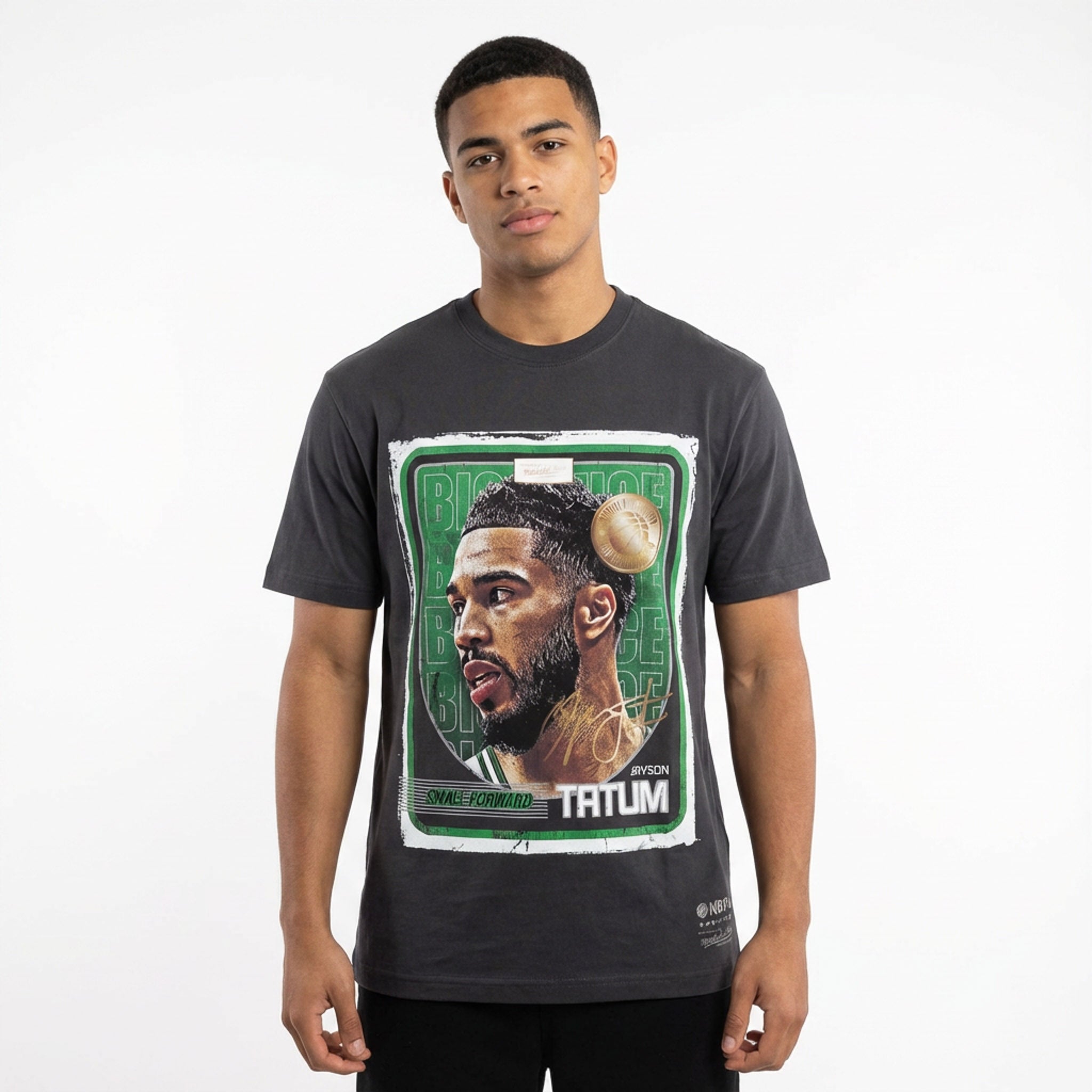 Mitchell & Ness NBA Trading Cards Tee Boston Celtics Tatum