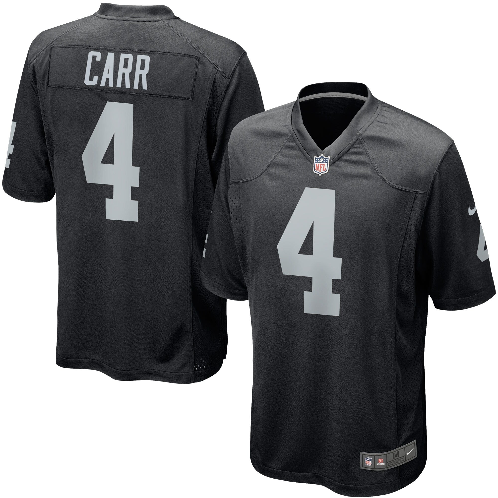 Nike NFL Game Jersey Las Vegas Raiders Derek Carr #4 Black