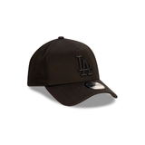 New Era 9Forty A-Frame MLB Black On Black Los Angeles Dodgers