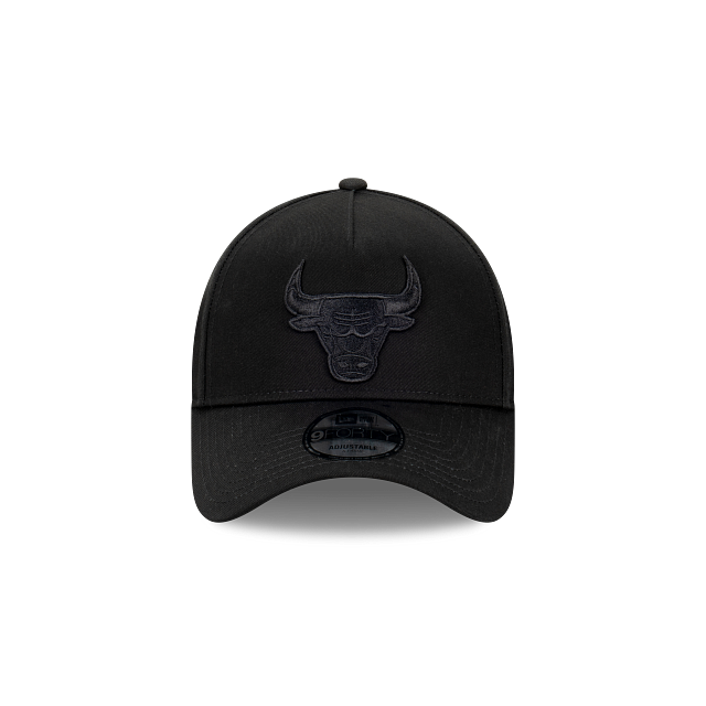 New Era 9Forty A-Frame NBA Black On Black Chicago Bulls