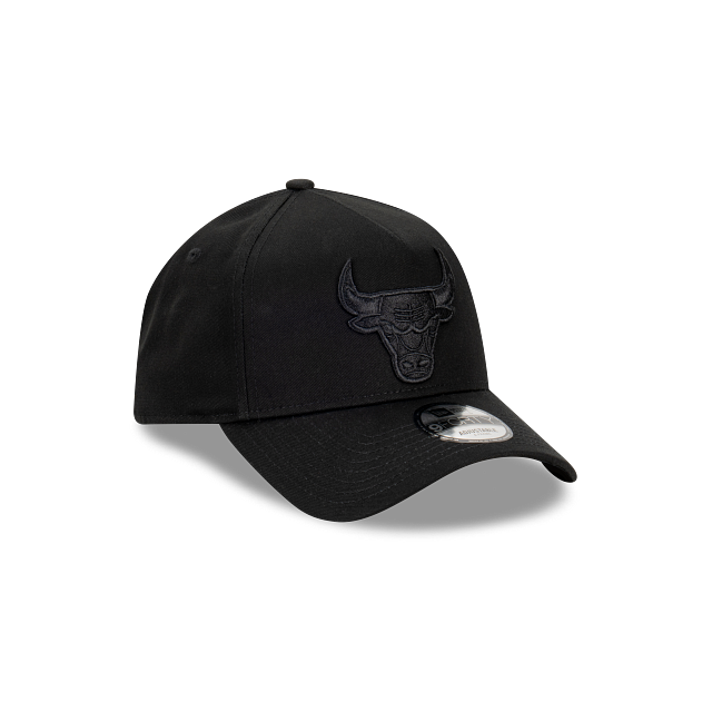 New Era 9Forty A-Frame NBA Black On Black Chicago Bulls