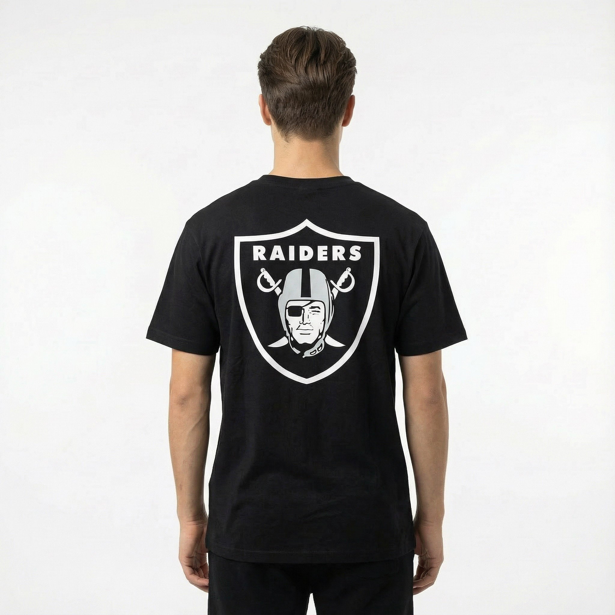 Majestic NFL Gel Logo Tee Las Vegas Raiders Black