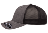 Flexfit 110 Mesh Trucker Melange Charcoal Black