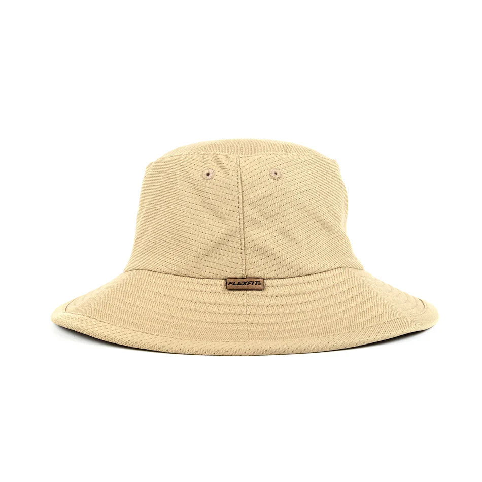 Flexfit Cool and Dry Mesh Bucket Hat Khaki