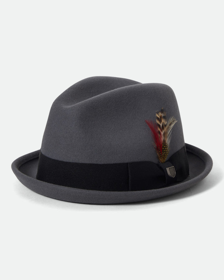 Brixton Gain Fedora Future Grey