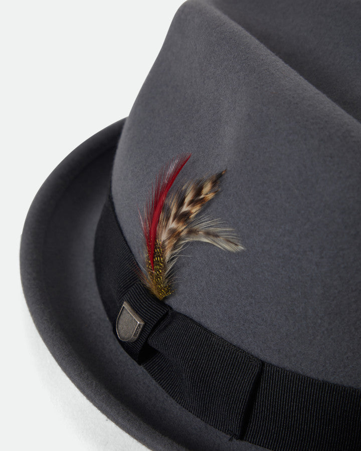 Brixton Gain Fedora Future Grey