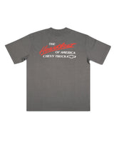 Gilroy Chevrolet Heritage Stamp Vintage Tee Faded Black