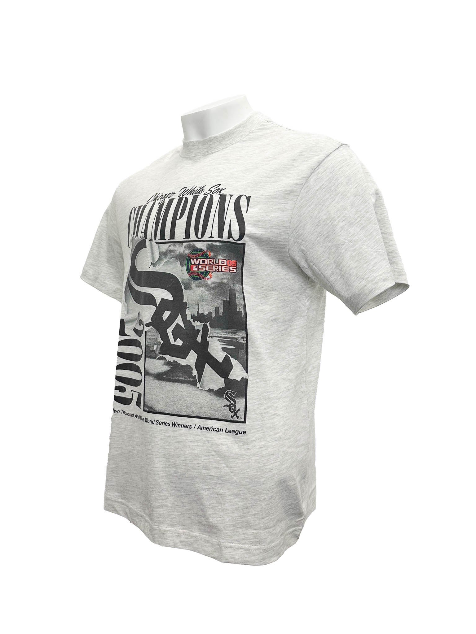 Majestic MLB RIP Champs Tee Chicago White Sox White Marle