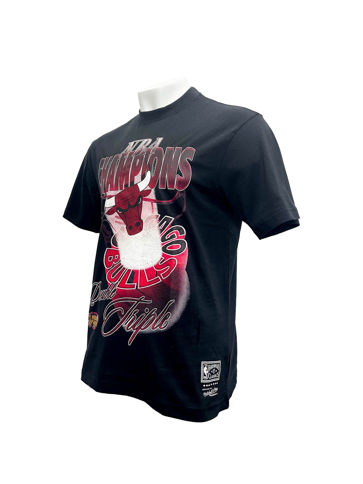 Mitchell & Ness NBA Hardlight Tee Chicago Bulls Faded Black