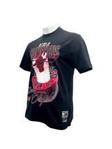 Mitchell & Ness NBA Hardlight Tee Chicago Bulls Faded Black