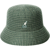 Kangol Grid Knit Bucket Deep Emerald
