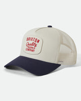 Brixton Hubal C MP Trucker Cap Off White/Midnight Blue